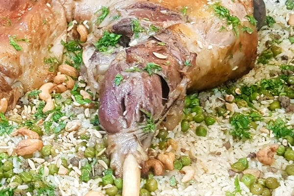 Whole Lamb with Biryani, Mandi, Ouzy, Kabsa, Majbous, Mansaf Rice OR Freekeh